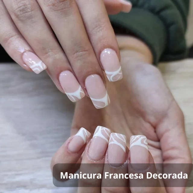Manicura Francesa Decorada