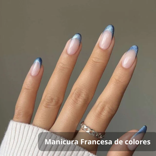 Manicura Francesa de colores