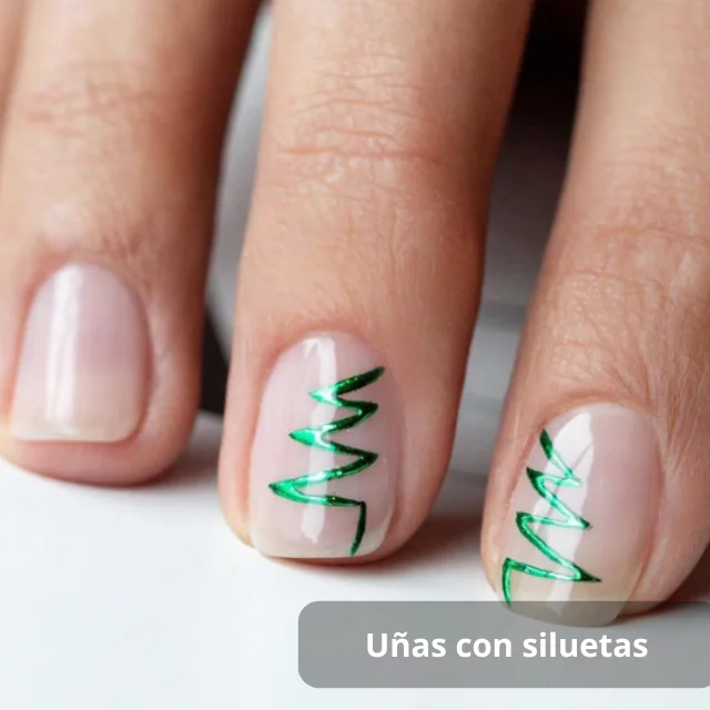 Uñas con siluetas