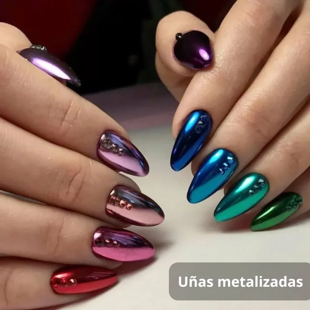 Uñas metalizadas